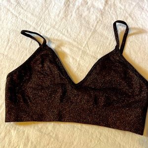 Skims holiday shimmer bralette